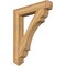 Ekena Millwork Olympic Arts & Crafts Rough Sawn Bracket, Western Red Cedar, 6"W x 38"D x 46"H BKT06X38X46OLY03RWR - alternate 1